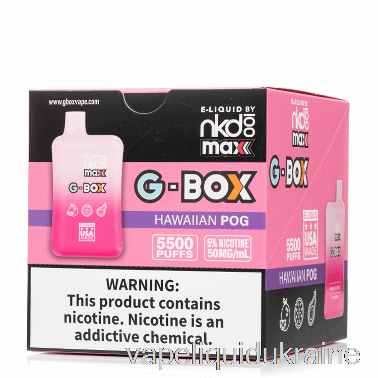 Vape Liquid Ukraine [10-Pack] GBOX x Naked 100 5500 Disposable